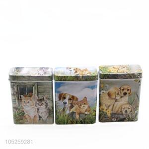 Suitable Price Dog Printing Cigarette Case Box Tin Box