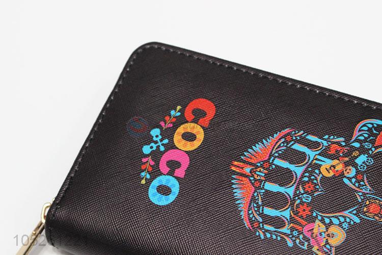 Long Zipper Card Holder Ladies Clutches Punk Style Women Wallet