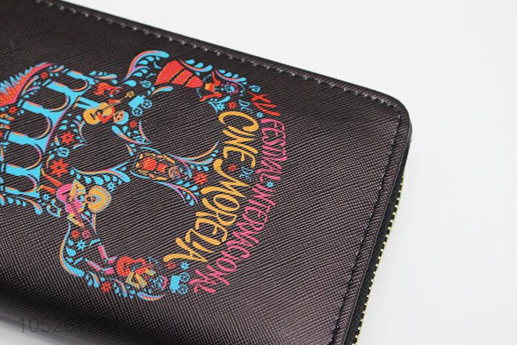 Long Zipper Card Holder Ladies Clutches Punk Style Women Wallet