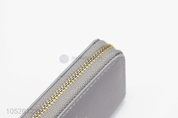 Punk Style Soft PU Leather Women Clutch Custom Ladies Wallet