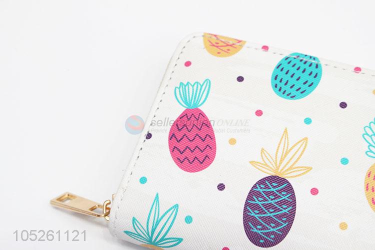 Excellent Technology Gifts Women Cute Pineapple Pattern Wallets