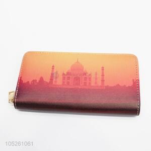 Beautiful Scenery Pattern Clutch Bag Pocket Zipper Woman Wallet