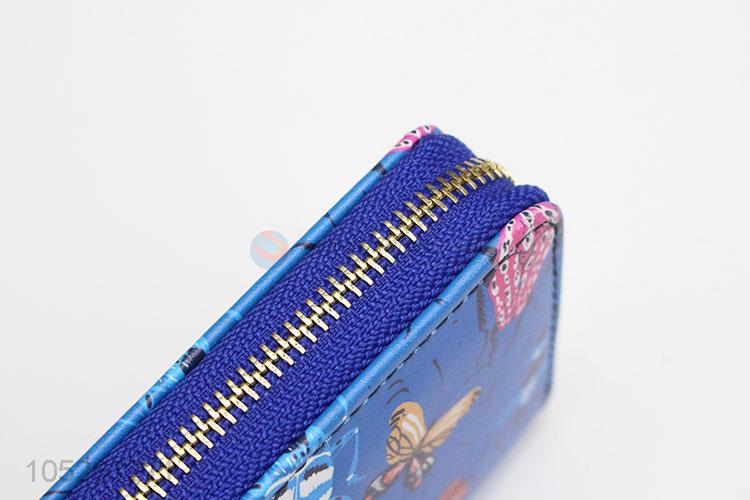 Money Zipper Ladies Hand Ladies Women Cartoon Butterfly Wallet