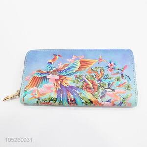 Cartoon Phoenix Pattern Purse/Women Zipper Wallet