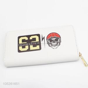 European Style Cool Punk Printed PU Leather Women Wallet