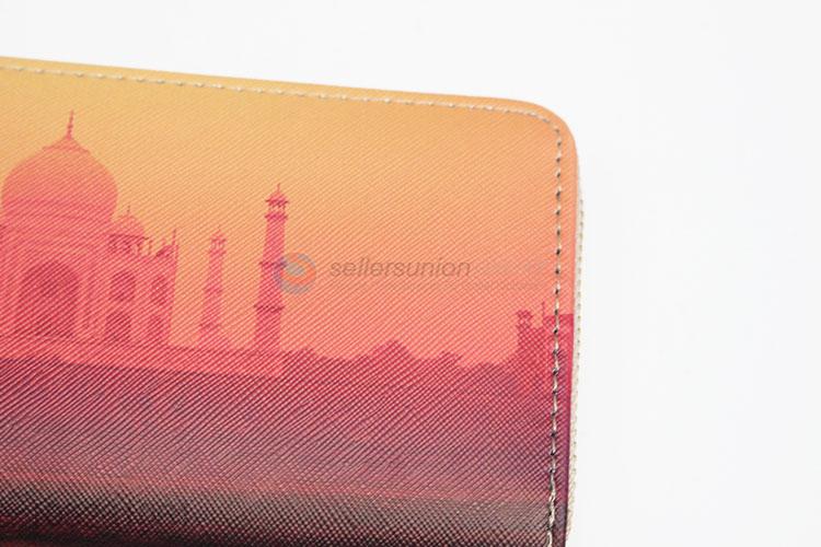 Beautiful Scenery Pattern Clutch Bag Pocket Zipper Woman Wallet