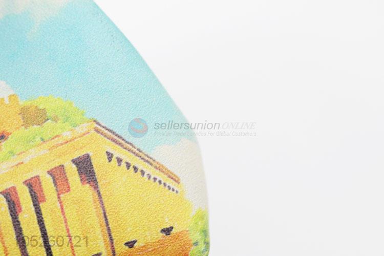 Cute PU Leather Famous Building Pattern Coin Pouch Coin Purse