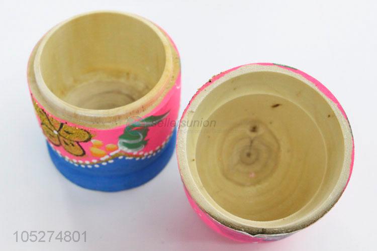 Best Low Price 6Pcs/Lot New Baby Toy Wooden Nesting Dolls