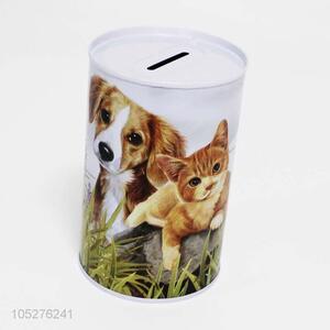 Hot Selling Iron Money Box Color Printing Piggy Bank