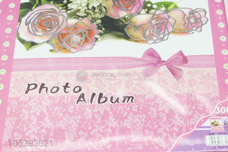 Simple Style Colorful Cover Personal Albums Family Photo Albums with Transparent Inside Pages