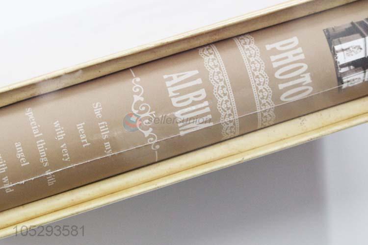 High Quality Wedding Photo Album Family Photo Storage Personal Albums with Transparent Inside Pages