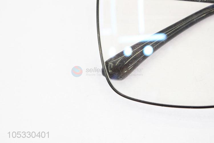 Creative Design Black Color Alloy Frame Myopia Glasses