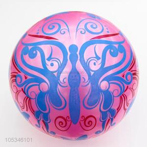 Competitive Price Funny Kids Butterfly Pattern Beach Balls Inflatable Ball