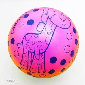 Cartoon Giraffe Pattern Pvc Ball Colorful Pool Toys Baby Toys Soft Beach Ball