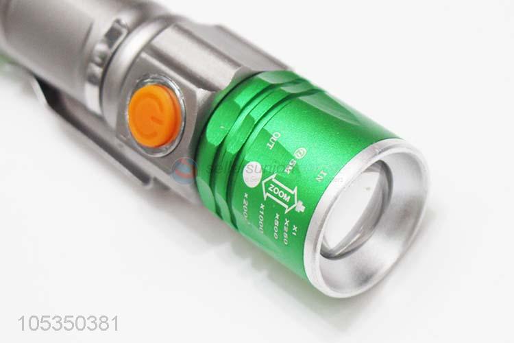 Superior Quality Portable Small USB Recharge Aluminum Flashlight