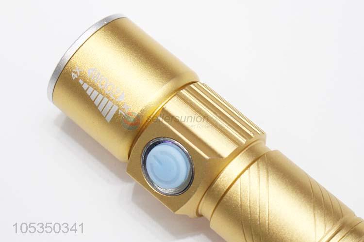 High Quality USB Rechargeable Flashlight Night Walking Lighting