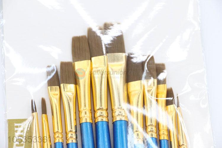 Superior Quality 12pcs Paint Brushes for Art Student Drawing