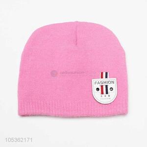 Fashion Design Knitting Cap for Girl Children