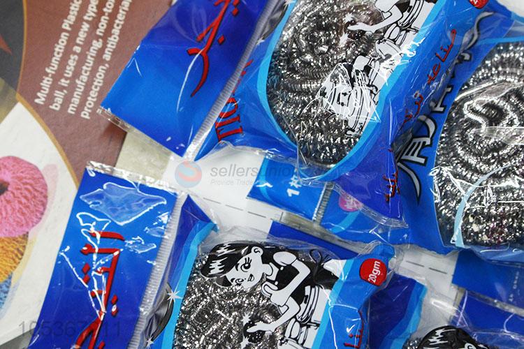 New Style Kitchen Cleaning Tool Steel Wire Scourer Cheap Cleaning Ball