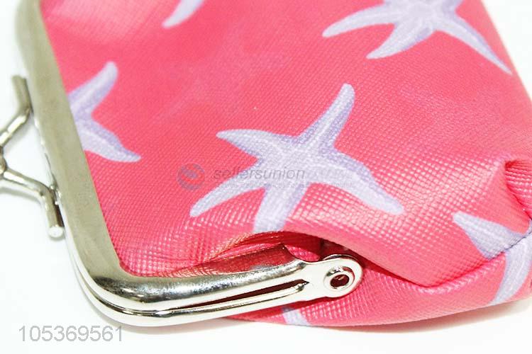 Low Price Cartoon Starfish Pattern Wallet Coin Purse Women