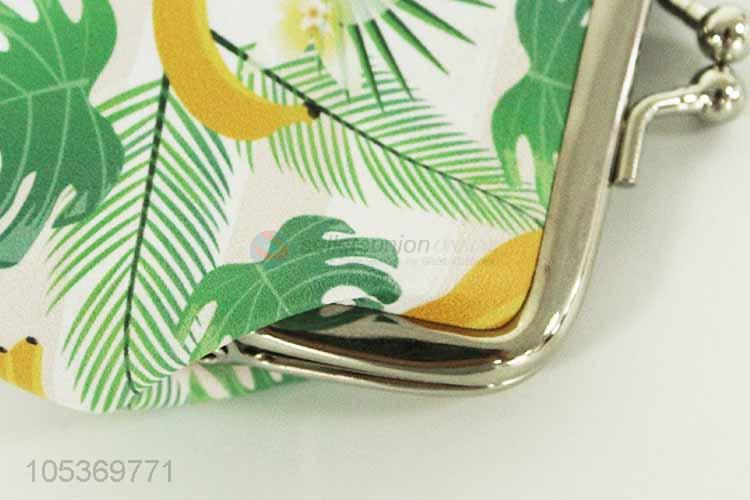 Creative Design Fruit Printed PU Leather Coin Purse Bag