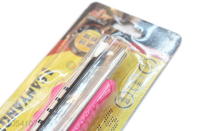 Wholesale cheap art knife plastic handle snap off cutter box cutter