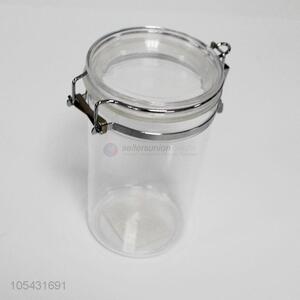 Eco-friendly transparent plastic airtight sealed jar storage box