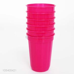 New Design 6 Pieces Plastic Water Cup Cheap Tooth Mug