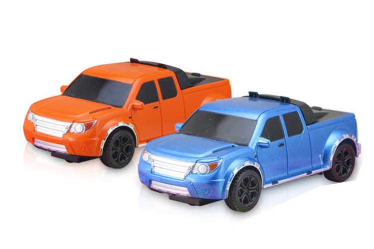 Factory wholesale 1:32 4 ways pickup truck simulation r/c car w/ batteries