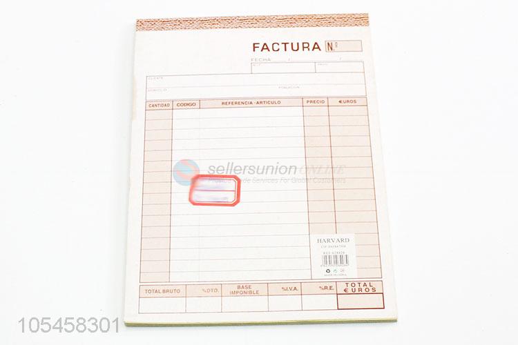 Competitive price carbonless invoice book