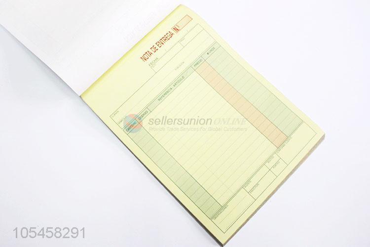 Wholesale promotional delivery receipt book