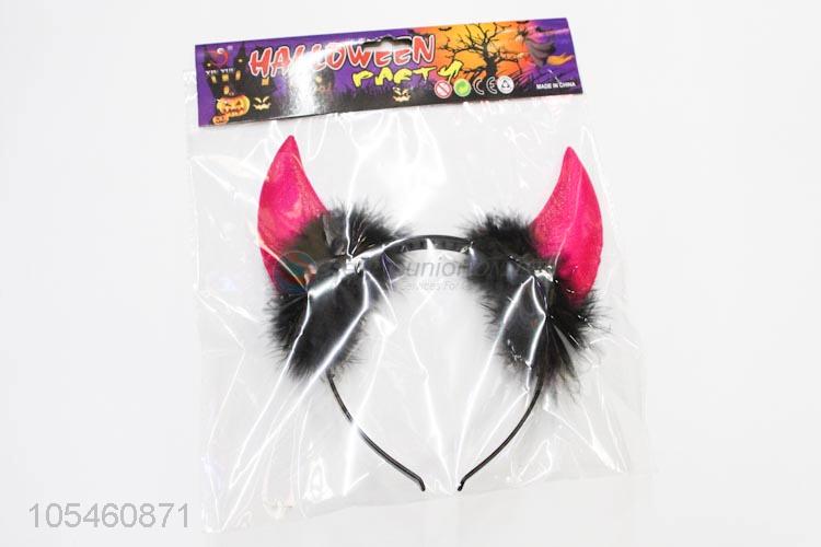 Made in China Halloween supplies ox horn headband