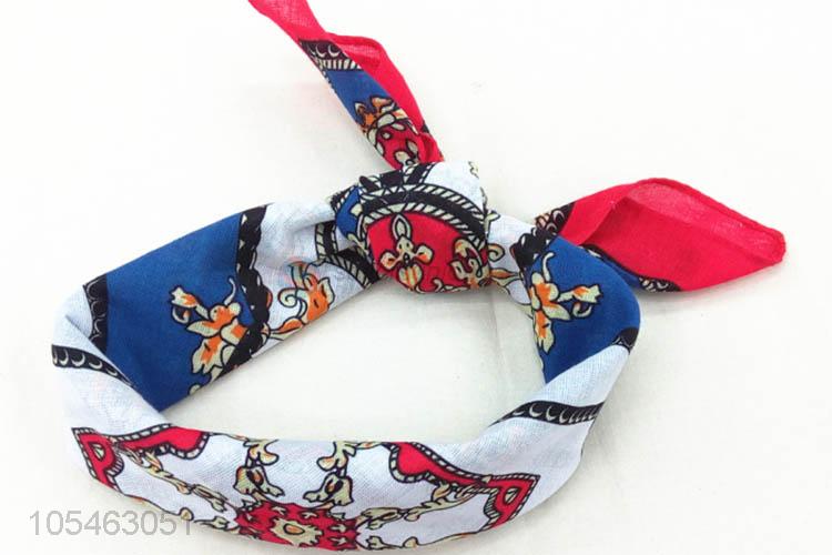 Bottom price hair accessories square bandanas