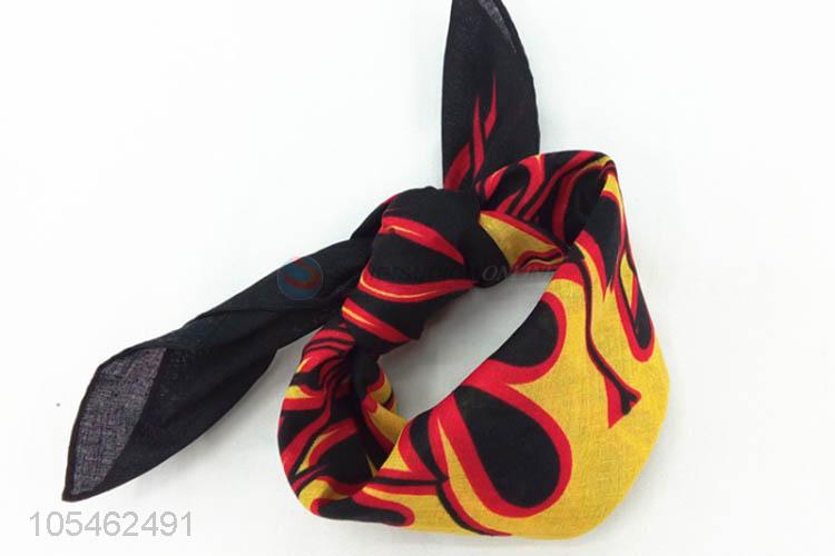 Direct factory supply headwear square head kerchief