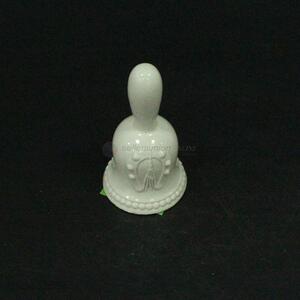 High-grade ceramic <em>crafts</em> white ceramic ring bell <em>porcelain</em> hand bell