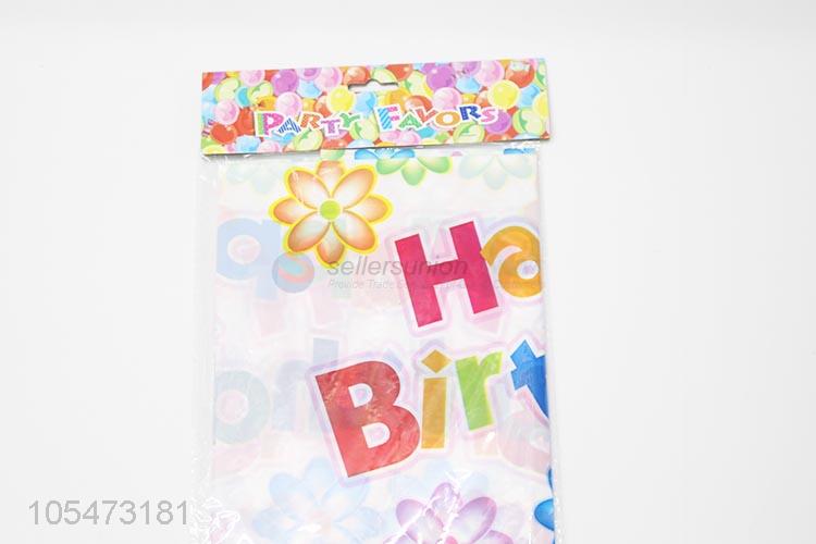 Superior quality birthday party cover custom printign party table cloth