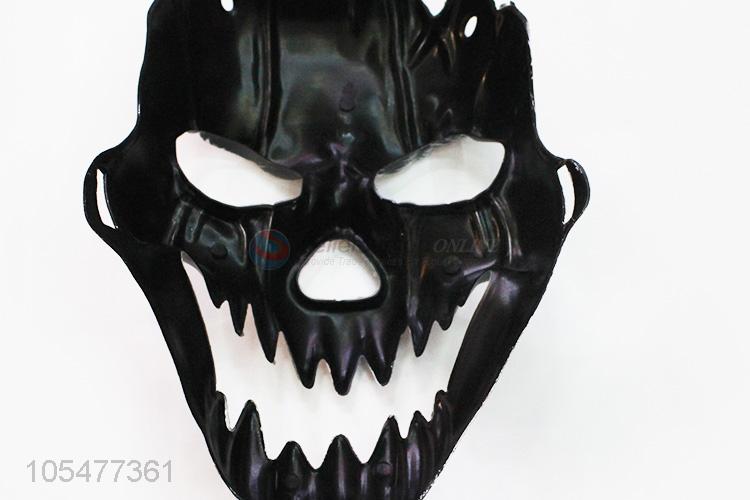 Good sale Halloween burnished silver plastic skull mask