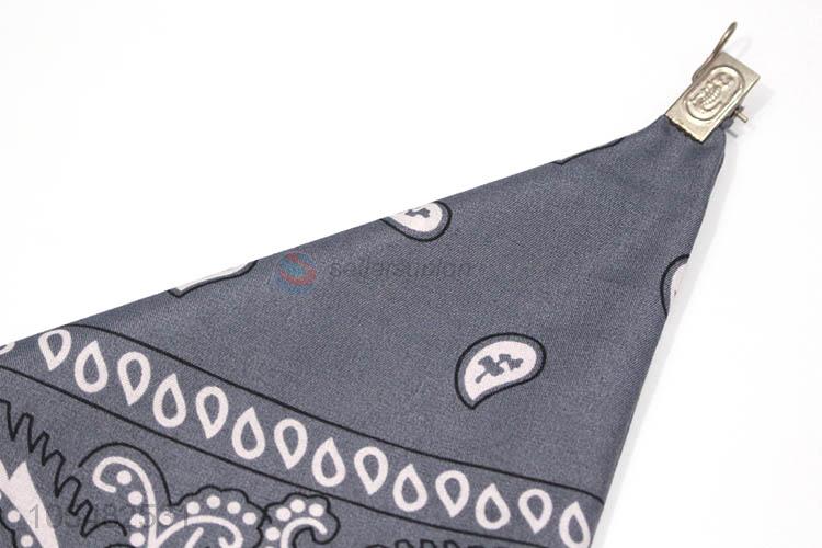 China OEM 60*60cm custom logo polyester kerchief/bandanas