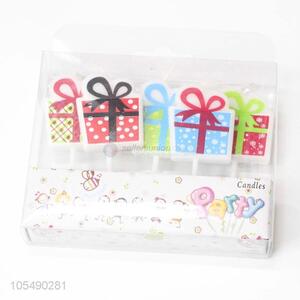 Hottest Professional Gift Box Shape Happy Birthday Candle for Kids