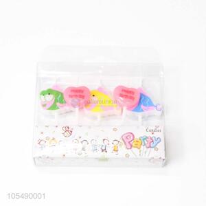 Fancy Design Cute Fish Shape Party Candles for Kids