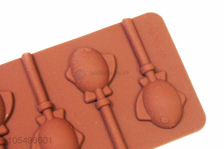 Wholesale Popular DIY Silicone Bakeware Chocolate Lollipop Molds