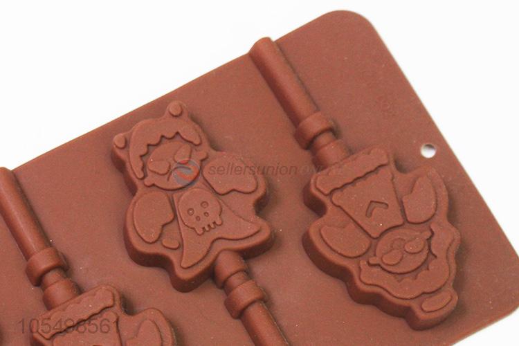 Wholesale Unique Design Silicone Mold 6 Lattices Lollipop Mold