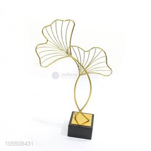 New arrival golden indoor decor iron wire flower furnishing article