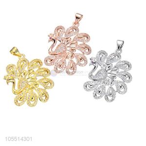 Best Quality Peacock Shape Diamond Pendant DIY Necklace Pendant