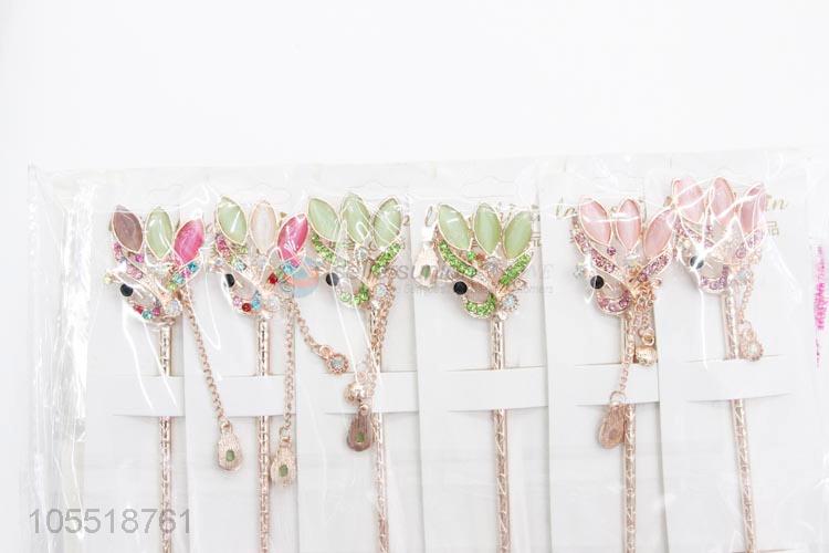 Factory Promotional Alloy Bridesmaid Wedding Flower Hairpins Princess Match