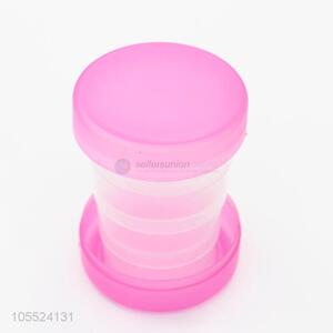 Cheap Professional Non-toxic Portable Silicone Collapsible Travel Cup with Lid