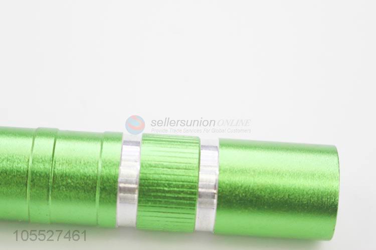 Wholesale promotional green pen shape aluminum alloy mini flashlight