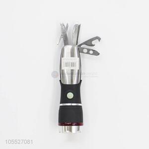 Promotional custom multifunctional flashlight with knives