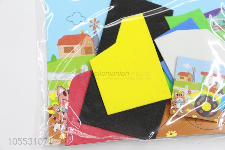 Hot Sale Pre-School Educational 3D EVA Puzzle Stickers