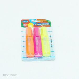 Cheap Price 3PC Highlighter Pen Color Mark Pen